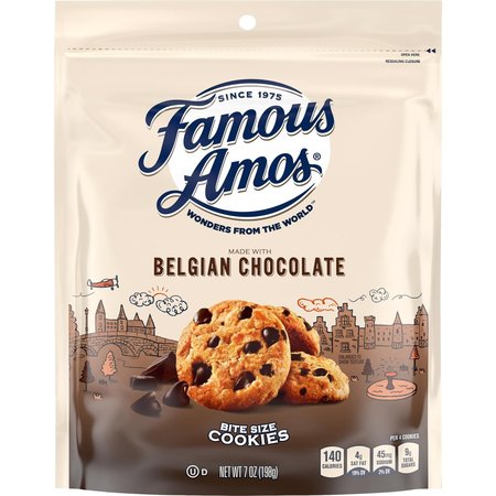 FAMOUS AMOS Belgian Chocolate Cookies 7 oz Bagged 05716